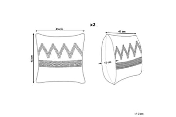 Prydnadskuddar Eytelia set om 2 - Utemöbler & utemiljö - Dynor - Utomhuskuddar