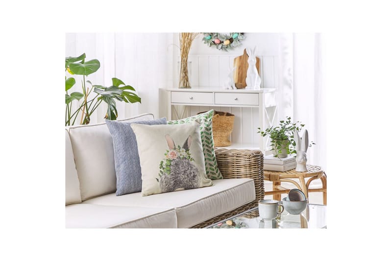 Prydnadskuddar Fatsia set om 2 - Utemöbler & utemiljö - Dynor - Utomhuskuddar