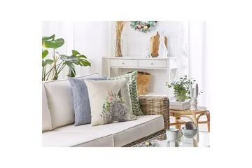 Prydnadskuddar Fatsia set om 2 - Utemöbler & utemiljö - Dynor - Utomhuskuddar