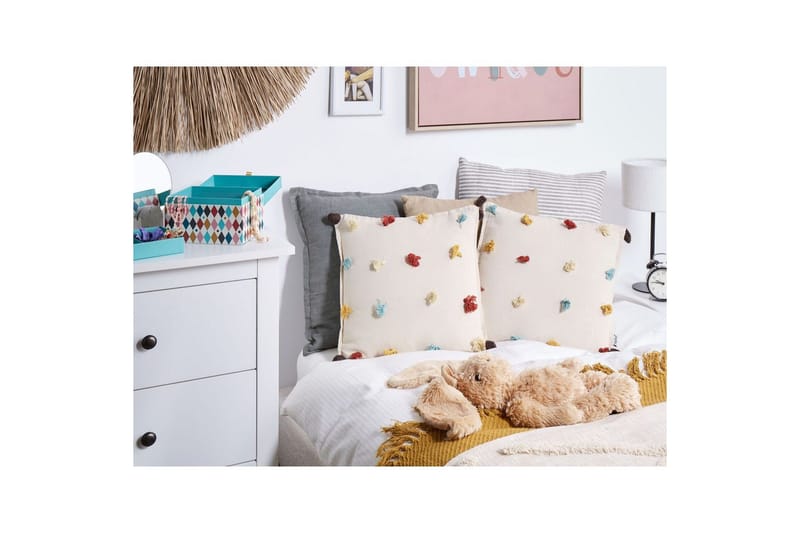 Prydnadskuddar Fussel set om 2 - Utemöbler & utemiljö - Dynor - Utomhuskuddar