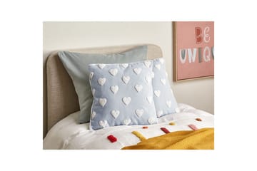 Prydnadskuddar Gazania set om 2 Grå/vit, Fyrkantig - Grå/vit, Fyrkantig - Utemöbler & utemiljö - Dynor - Utomhuskuddar