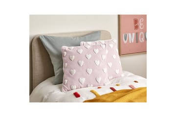 Prydnadskuddar Gazania set om 2 Rosa/Vit, Fyrkantig - Rosa/Vit, Fyrkantig - Utemöbler & utemiljö - Dynor - Utomhuskuddar