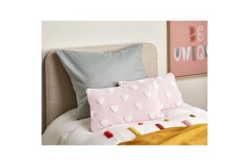Prydnadskuddar Gazania set om 2 Rosa/Vit, Rektangulär - Rosa/Vit, Rektangulär - Utemöbler & utemiljö - Dynor - Utomhuskuddar