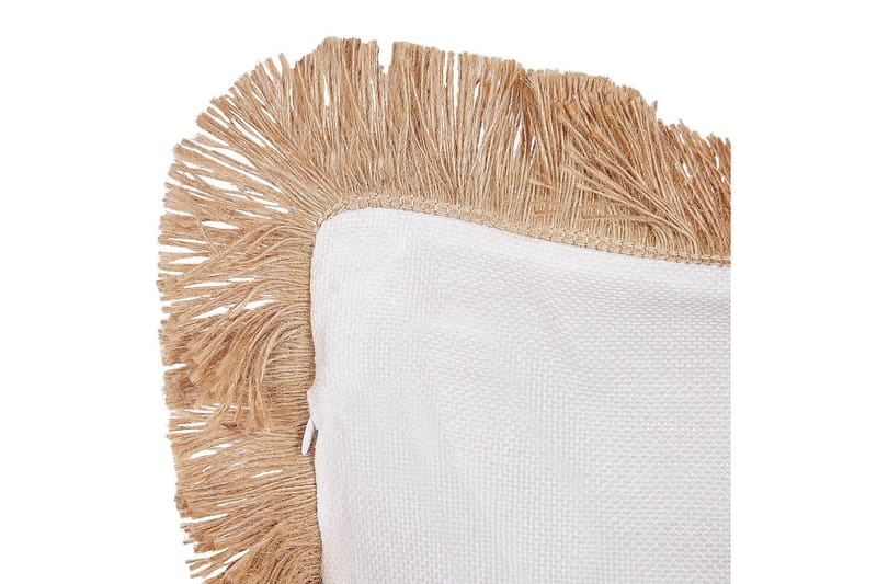 Prydnadskuddar Geranium set om 2 Beige/svart - Beige/svart - Utemöbler & utemiljö - Dynor - Utomhuskuddar