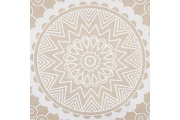 Prydnadskuddar Geranium set om 2 Beige/vit - Beige/vit - Utemöbler & utemiljö - Dynor - Utomhuskuddar