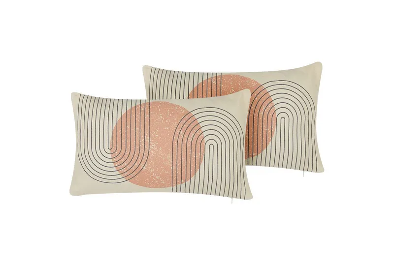 Prydnadskuddar Gerbera set om 2