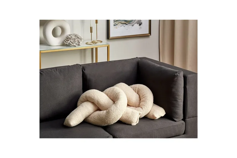 Prydnadskuddar Gladiolus set om 2 Beige - Beige - Utemöbler & utemiljö - Dynor - Utomhuskuddar