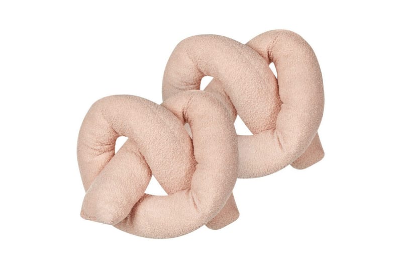 Prydnadskuddar Gladiolus set om 2 Rosa, Rosa