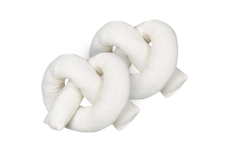 Prydnadskuddar Gladiolus set om 2 Vit, Vit