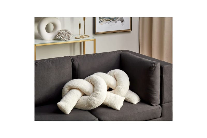 Prydnadskuddar Gladiolus set om 2 Vit - Vit - Utemöbler & utemiljö - Dynor - Utomhuskuddar