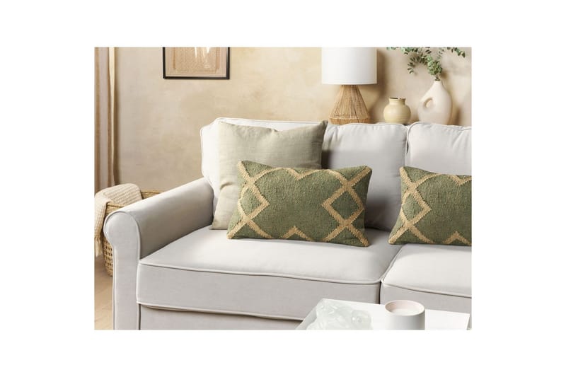 Prydnadskuddar Gopi set om 2 Rektangulär - Rektangulär - Utemöbler & utemiljö - Dynor - Utomhuskuddar