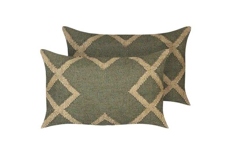 Prydnadskuddar Gopi set om 2 Rektangulär, Rektangulär