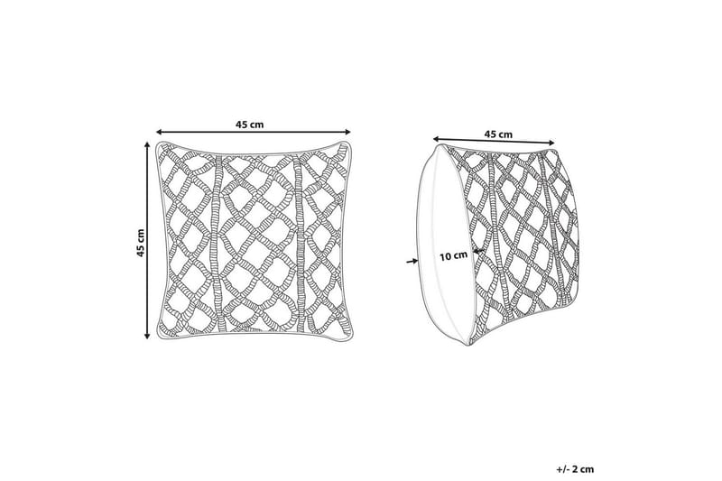 Prydnadskuddar Goreme set om 2 Beige - Beige - Utemöbler & utemiljö - Dynor - Utomhuskuddar
