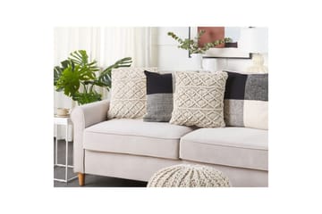 Prydnadskuddar Goreme set om 2 Beige - Beige - Utemöbler & utemiljö - Dynor - Utomhuskuddar