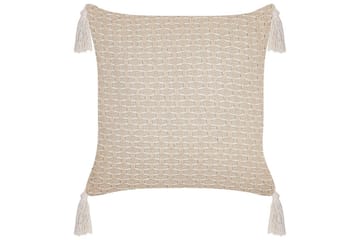 Prydnadskuddar Hakone set om 2 Beige, Fyrkantig - Beige, Fyrkantig - Utemöbler & utemiljö - Dynor - Utomhuskuddar