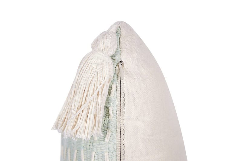 Prydnadskuddar Hakone set om 2 Grön/beige, Fyrkantig - Grön/beige, Fyrkantig - Utemöbler & utemiljö - Dynor - Utomhuskuddar