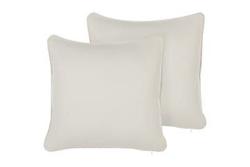 Prydnadskuddar Heliotrope set om 2 Fyrkantig - Fyrkantig - Utemöbler & utemiljö - Dynor - Utomhuskuddar