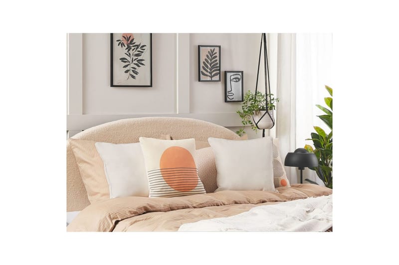 Prydnadskuddar Heliotrope set om 2 Fyrkantig - Fyrkantig - Utemöbler & utemiljö - Dynor - Utomhuskuddar