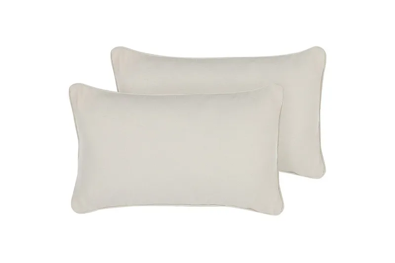 Prydnadskuddar Heliotrope set om 2 Rektangulär, Rektangulär