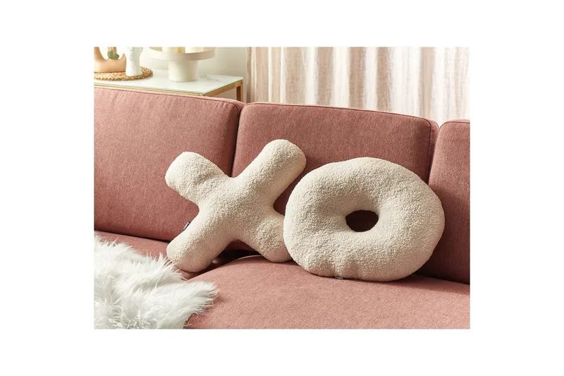 Prydnadskuddar Hesperis set om 2 Beige - Beige - Utemöbler & utemiljö - Dynor - Utomhuskuddar