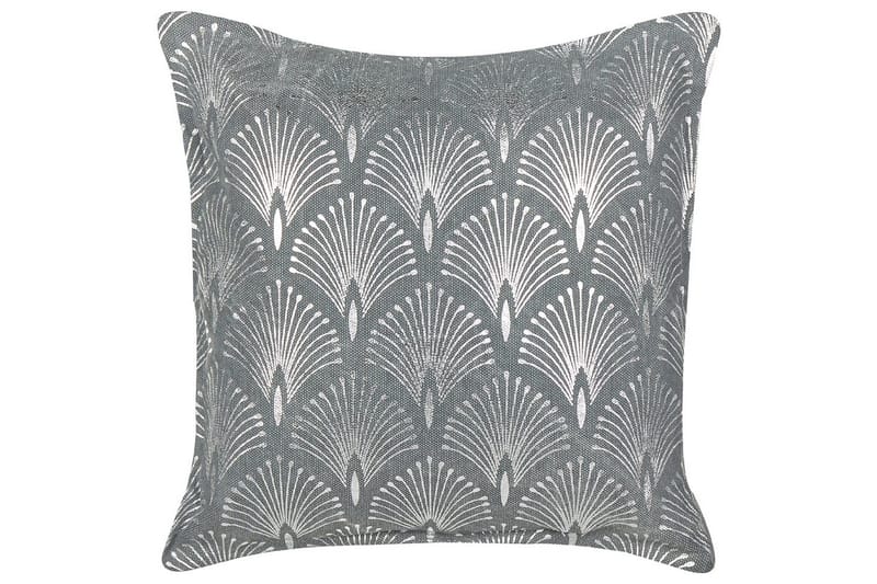 Prydnadskuddar Hoya set om 2 Grå/Silver - Grå/Silver - Utemöbler & utemiljö - Dynor - Utomhuskuddar