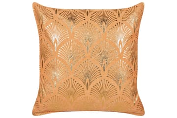 Prydnadskuddar Hoya set om 2 Orange/guld - Orange/guld - Utemöbler & utemiljö - Dynor - Sittdyna & ryggdyna utemöbler