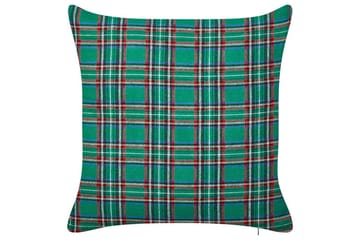 Prydnadskuddar Joycandy set om 2 Grön/Röd/Svart/Vit, Fyrkantig - Grön/Röd/Svart/Vit, Fyrkantig - Utemöbler & utemiljö - Dynor - Utomhuskuddar