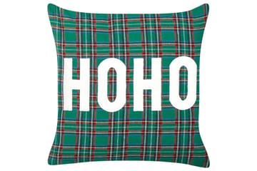 Prydnadskuddar Joycandy set om 2 Grön/Röd/Svart/Vit, Fyrkantig - Grön/Röd/Svart/Vit, Fyrkantig - Utemöbler & utemiljö - Dynor - Utomhuskuddar