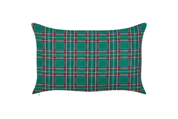 Prydnadskuddar Joycandy set om 2 Grön/Röd/Svart/Vit, Rektangulär - Grön/Röd/Svart/Vit, Rektangulär - Utemöbler & utemiljö - Dynor - Utomhuskuddar
