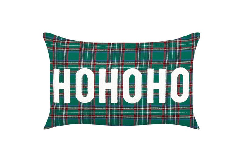 Prydnadskuddar Joycandy set om 2 Grön/Röd/Svart/Vit, Rektangulär - Grön/Röd/Svart/Vit, Rektangulär - Utemöbler & utemiljö - Dynor - Utomhuskuddar