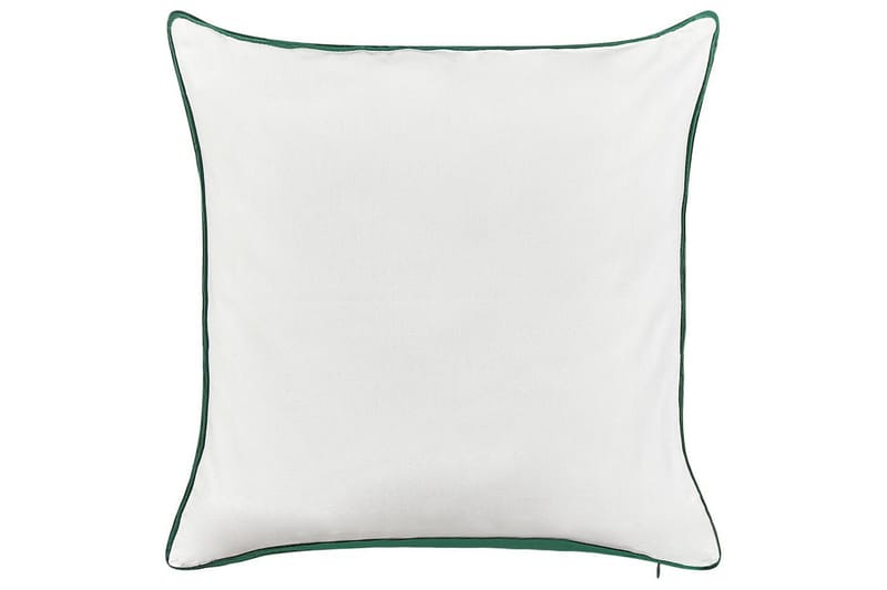 Prydnadskuddar Joycandy set om 2 Vit/Röd/Grön, Fyrkantig - Vit/Röd/Grön, Fyrkantig - Utemöbler & utemiljö - Dynor - Utomhuskuddar
