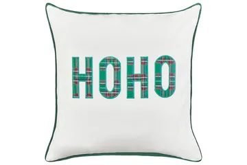 Prydnadskuddar Joycandy set om 2 Vit/Röd/Grön, Fyrkantig - Vit/Röd/Grön, Fyrkantig - Utemöbler & utemiljö - Dynor - Utomhuskuddar