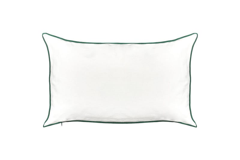 Prydnadskuddar Joycandy set om 2 Vit/Röd/Grön, Rektangulär - Vit/Röd/Grön, Rektangulär - Utemöbler & utemiljö - Dynor - Utomhuskuddar