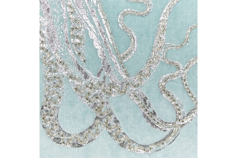 Prydnadskuddar Laminaria Blå/Silver - Blå/Silver - Utemöbler & utemiljö - Dynor - Utomhuskuddar