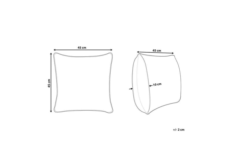 Prydnadskuddar Laminaria Blå/Silver - Blå/Silver - Utemöbler & utemiljö - Dynor - Utomhuskuddar