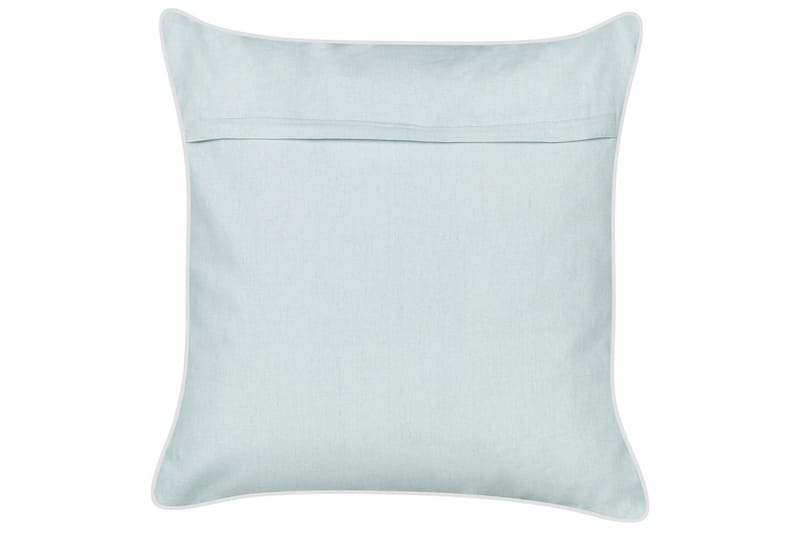 Prydnadskuddar Laminaria set om 2 Blå/Silver - Blå/Silver - Utemöbler & utemiljö - Dynor - Utomhuskuddar