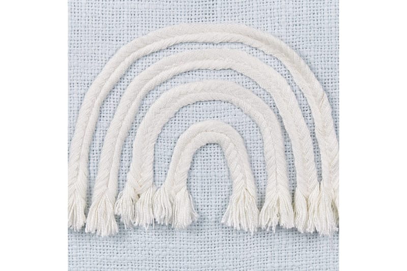 Prydnadskuddar Leea set om 2 Blå/Vit - Blå/Vit - Utemöbler & utemiljö - Dynor - Utomhuskuddar