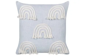 Prydnadskuddar Leea set om 2 Blå/Vit - Blå/Vit - Utemöbler & utemiljö - Dynor - Utomhuskuddar