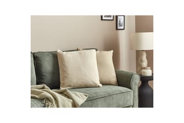 Prydnadskuddar Leuzea set om 2 Beige, 45x45 cm - Beige, 45x45 cm - Utemöbler & utemiljö - Dynor - Utomhuskuddar