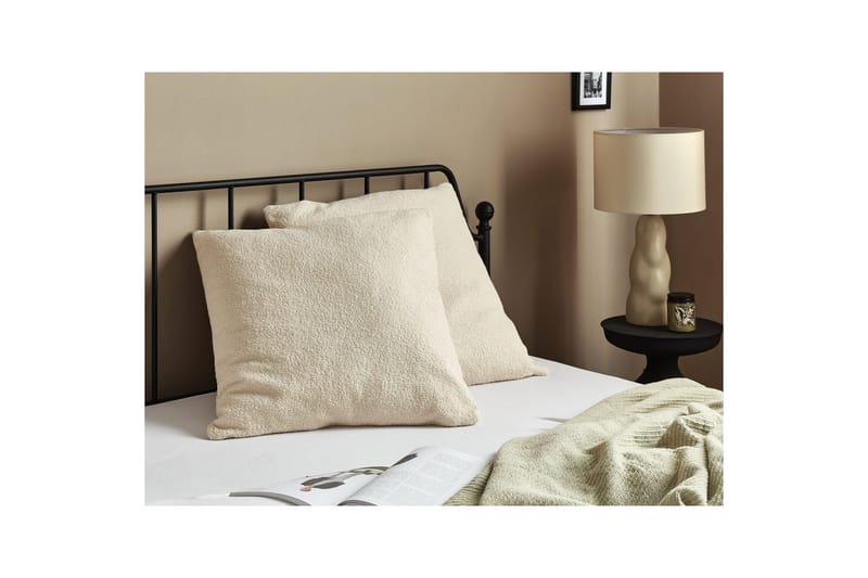 Prydnadskuddar Leuzea set om 2 Beige, 60x60 cm - Beige, 60x60 cm - Utemöbler & utemiljö - Dynor - Utomhuskuddar
