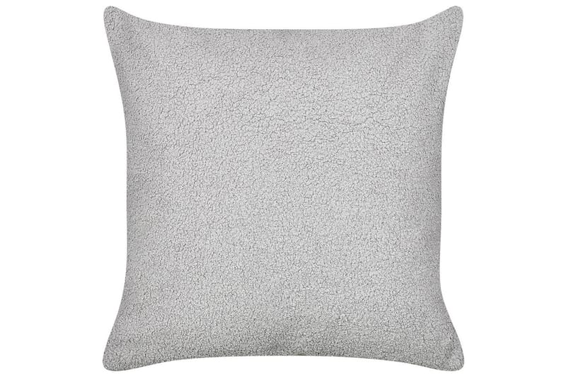 Prydnadskuddar Leuzea set om 2 Grå, 45x45 cm - Grå, 45x45 cm - Utemöbler & utemiljö - Dynor - Utomhuskuddar