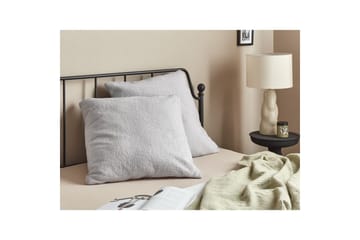 Prydnadskuddar Leuzea set om 2 Grå, 60x60 cm - Grå, 60x60 cm - Utemöbler & utemiljö - Dynor - Utomhuskuddar