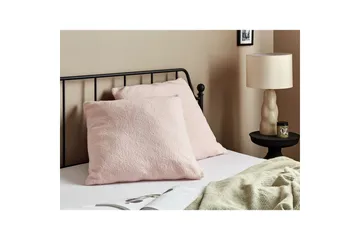 Prydnadskuddar Leuzea set om 2 Rosa, 60x60 cm - Rosa, 60x60 cm - Utemöbler & utemiljö - Dynor - Utomhuskuddar