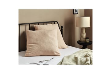 Prydnadskuddar Leuzea set om 2 Sandbeige, 60x60 cm - Sandbeige, 60x60 cm - Utemöbler & utemiljö - Dynor - Utomhuskuddar