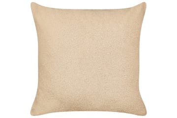 Prydnadskuddar Leuzea set om 2 Sandbeige, 60x60 cm - Sandbeige, 60x60 cm - Utemöbler & utemiljö - Dynor - Utomhuskuddar