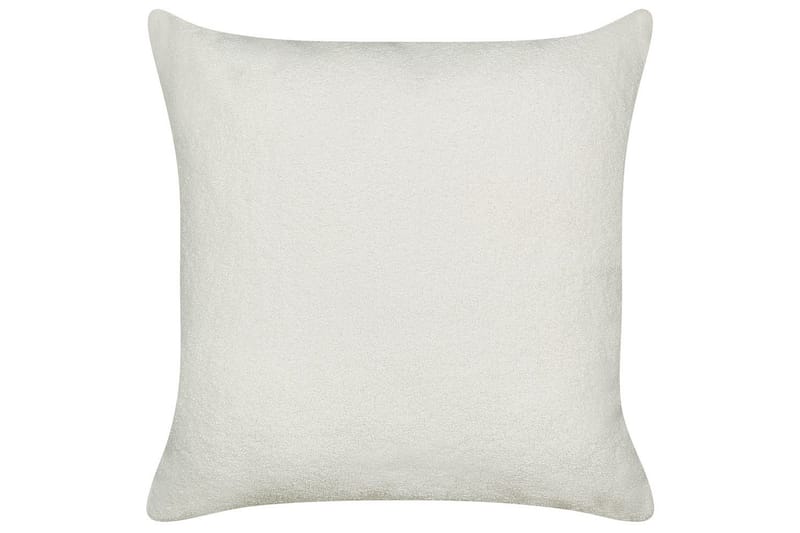 Prydnadskuddar Leuzea set om 2 Vit, 60x60 cm - Vit, 60x60 cm - Utemöbler & utemiljö - Dynor - Utomhuskuddar