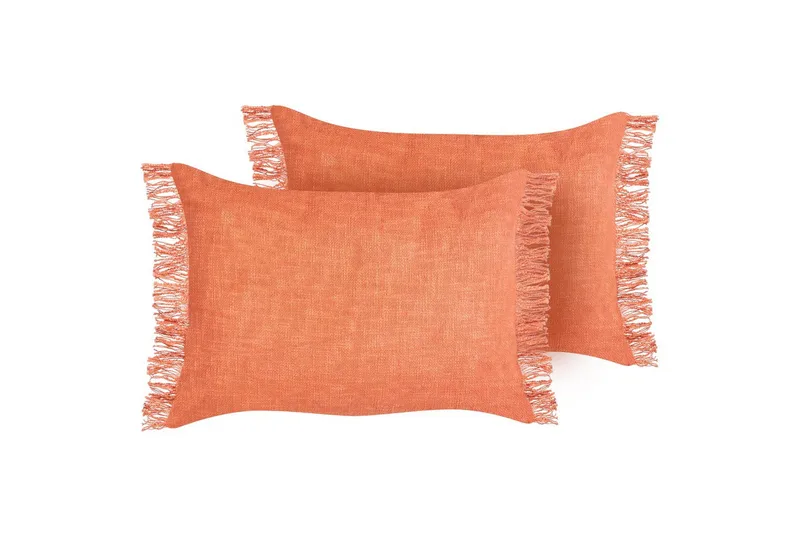 Prydnadskuddar Maba set om 2 Orange, Orange