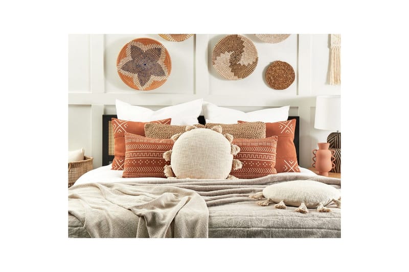 Prydnadskuddar Madia set om 2 Beige - Beige - Utemöbler & utemiljö - Dynor - Utomhuskuddar