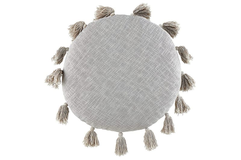 Prydnadskuddar Madia set om 2 Grå - Grå - Utemöbler & utemiljö - Dynor - Utomhuskuddar