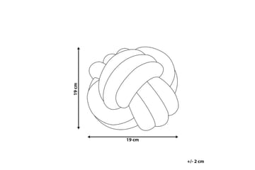 Prydnadskuddar Malni Grå, 19x19x19 cm - Grå, 19x19x19 cm - Utemöbler & utemiljö - Dynor - Övriga dynor